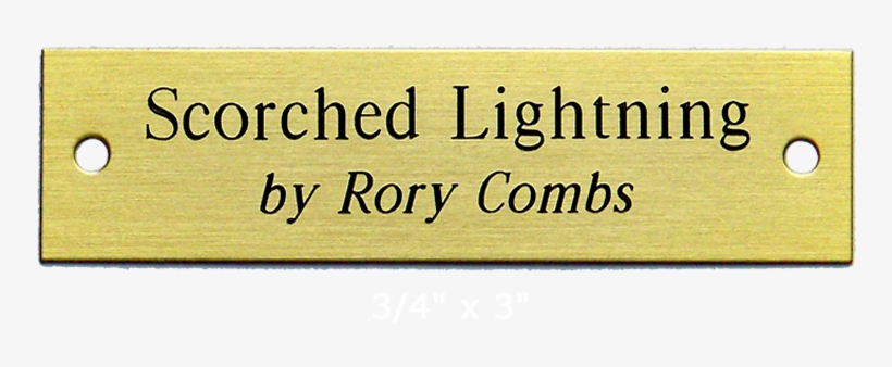 Medium Nameplates With 2 Holes & Screws - Wood, transparent png