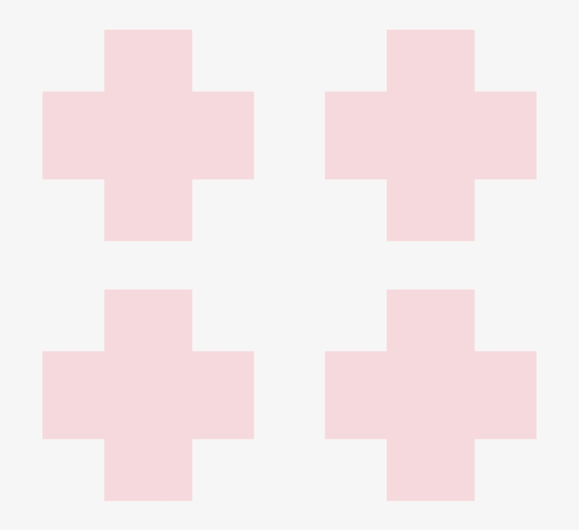 Pale Pink Cross On White - Kinder Arztkoffer Ohne Inhalt, transparent png