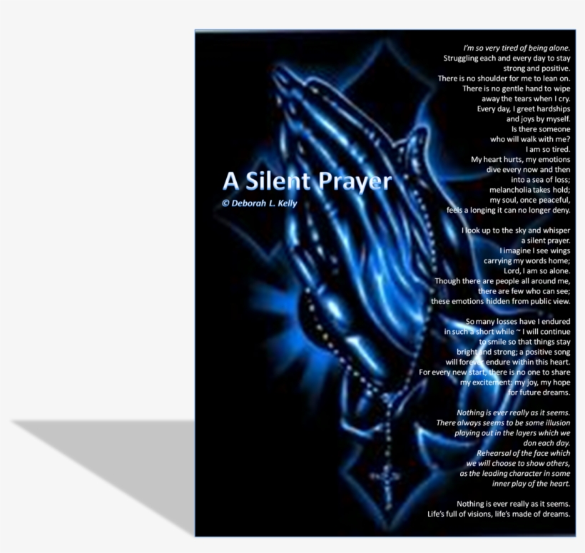 Another Of My Poetographs - Praying Hands Gif, transparent png