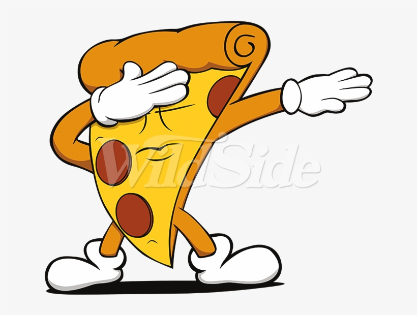 Dabbing Pizza Slice Stock Transfer, transparent png