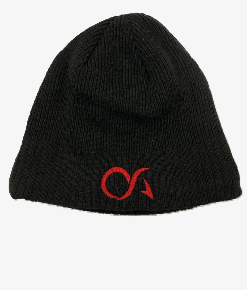 Red Oa Black Beanie - Hats, transparent png