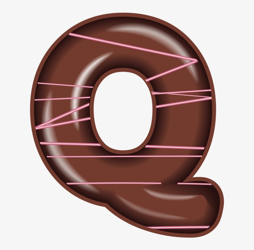 Carta El Alfabeto Q Transparente Png - Letras Chocolate Png, transparent png