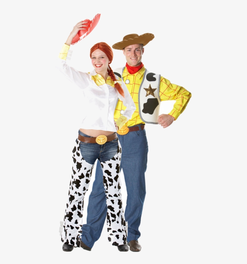 Adult Toy Story Woody Jessie Combination Jokers Masquerade - Andy And Jessie Toy Story Costume, transparent png