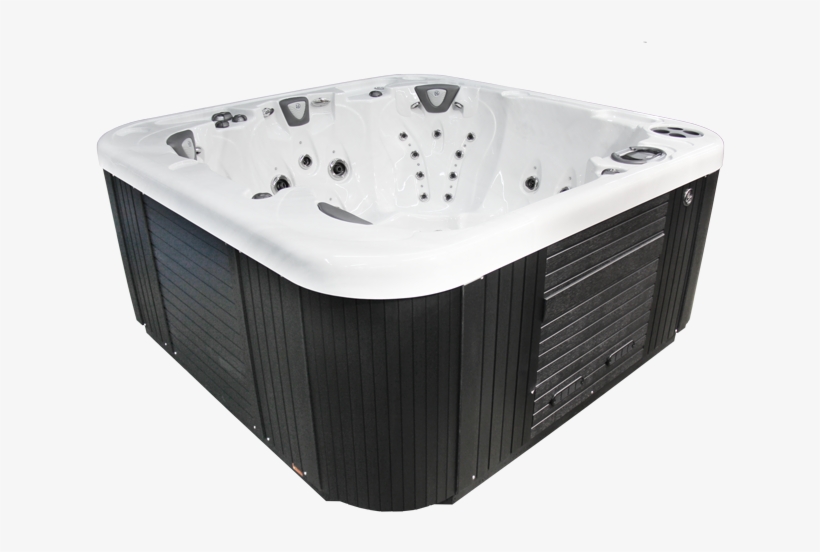 Hot Tub 10 Person Hot Tub Black Square Hot Tub Hi-res - Coast Spa Radiance Curve, transparent png