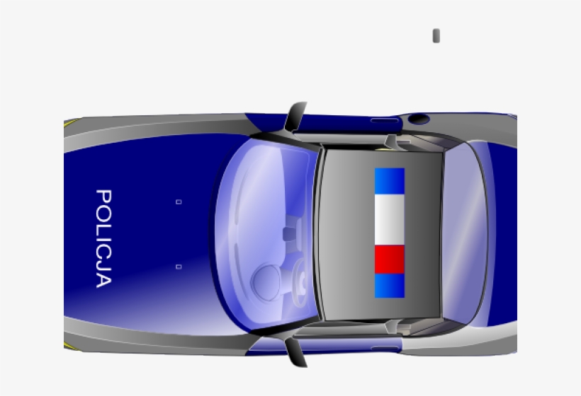 Blue Car Clipart Top Down - Car Top View Png, transparent png