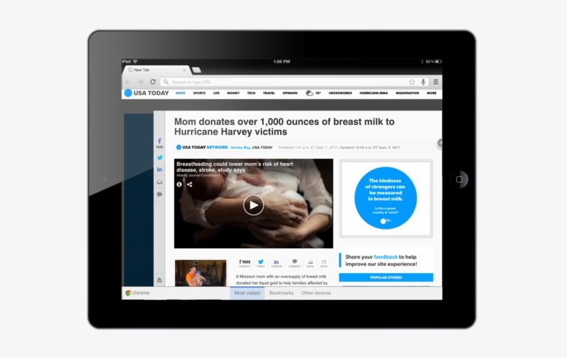 Usatoday - Tablet Computer, transparent png