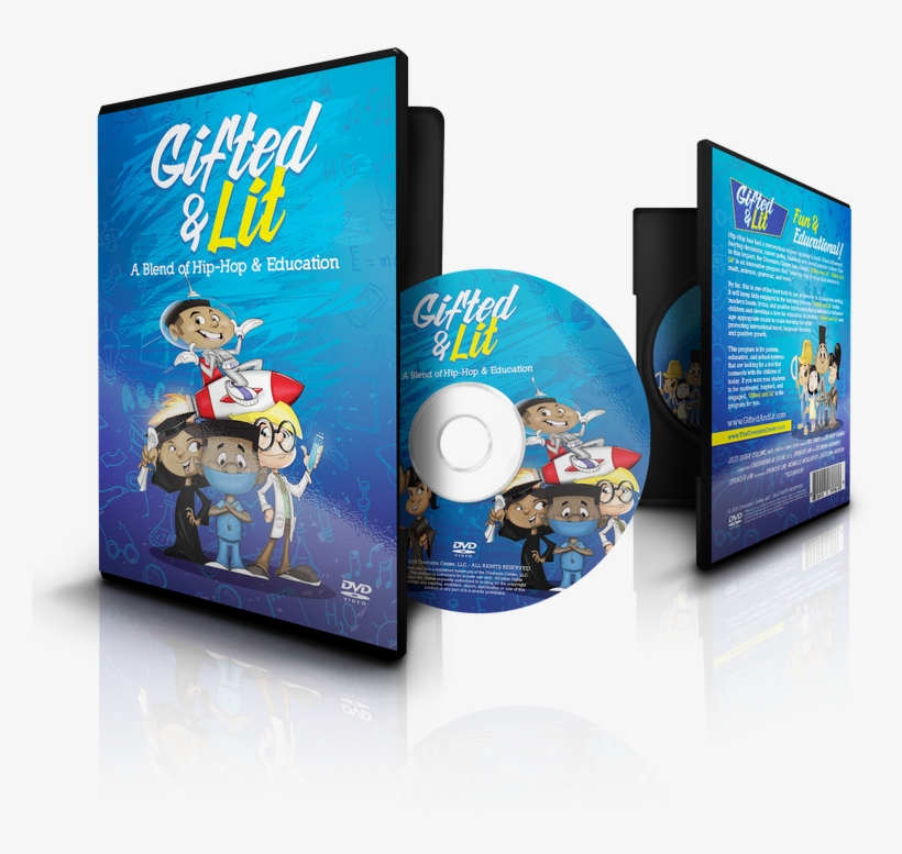 Gifted And Lit Educational Dvd - Dvd Cover Graphic Design For Birthday, transparent png
