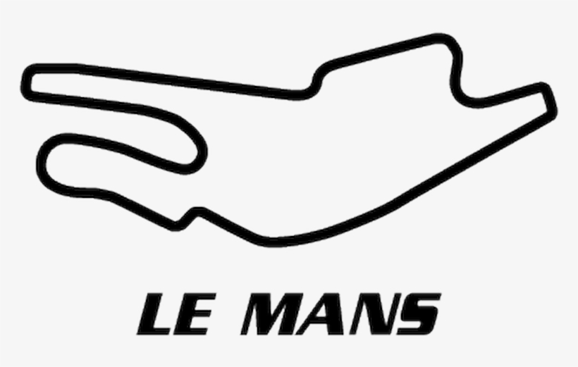 19035 Circuit Bugatti Le Mans 2 - Circuit Le Mans Stickers, transparent png