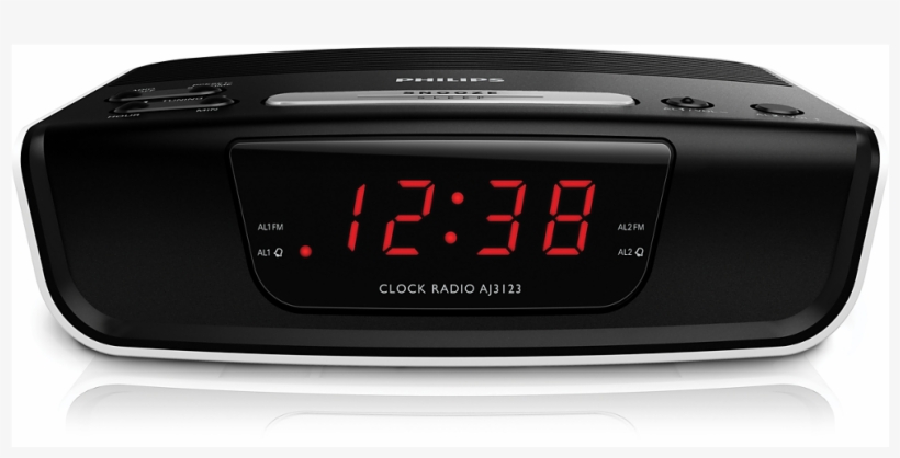 Philips Digital Tuning Alarm Clock Radio Aj3123 79 - Philips Aj3121 12 Manual, transparent png