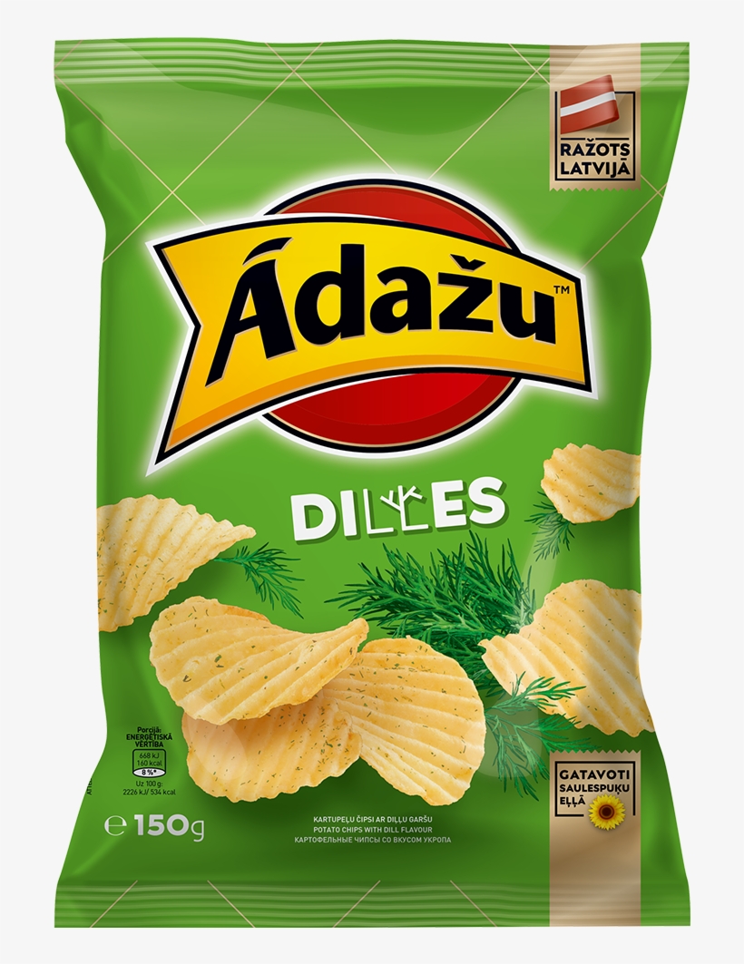 Potato Chips With Dill Flavour - Potato Chip, transparent png