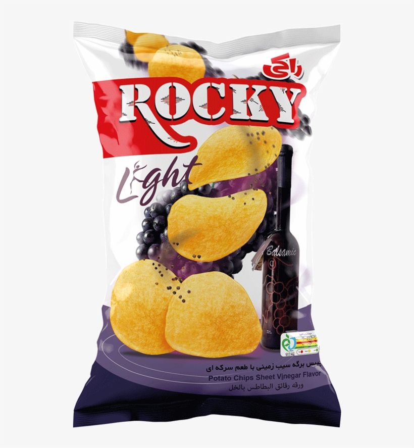Rocky Light Potato Chips Vinegar Flavor - Doritos, transparent png