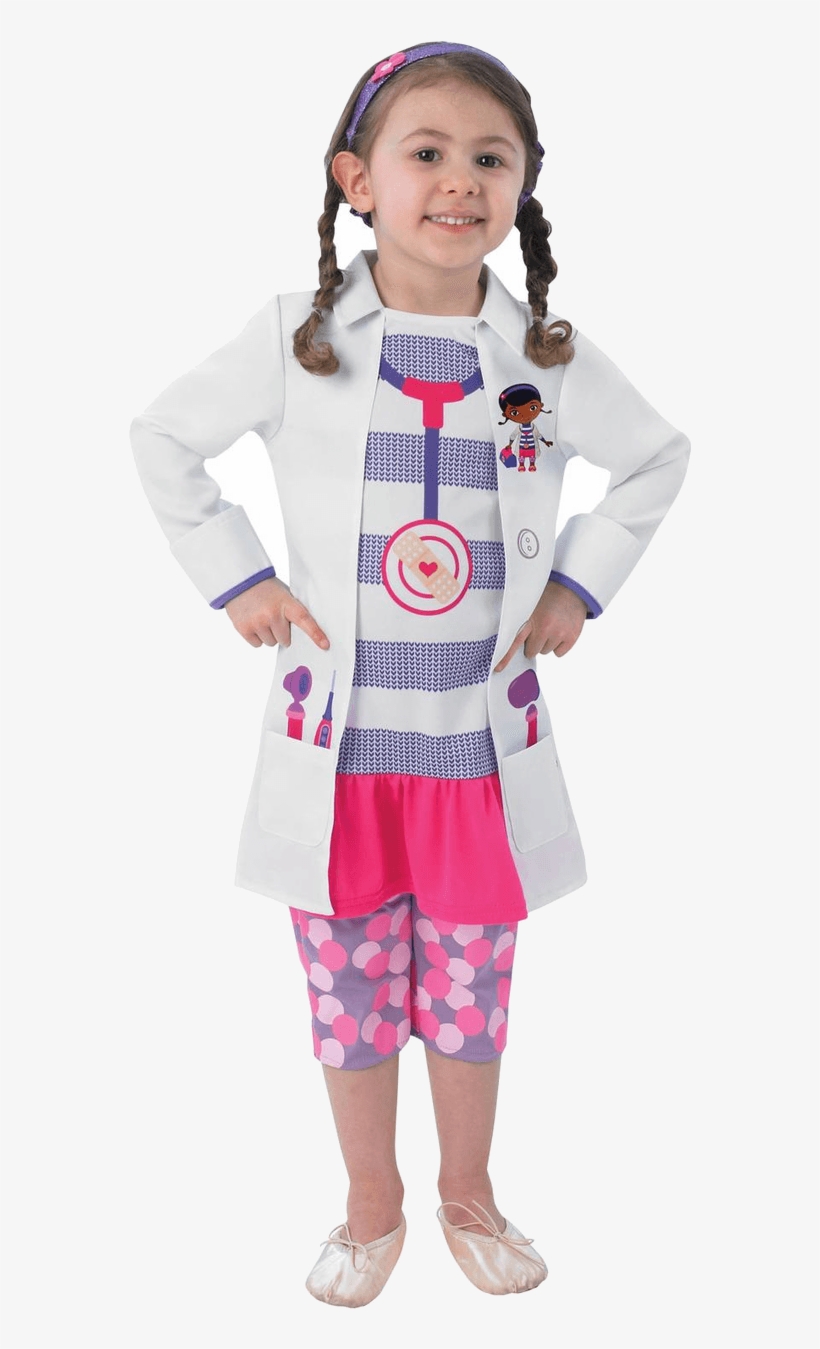 Child Doc Mcstuffins Costume - Disfraz De Doctora Juguetes, transparent png