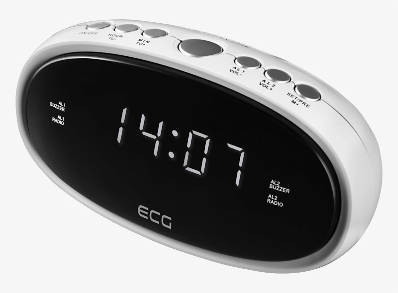 Alarm Clocks Your Way - Ecg Rb 010 Black Radio Alarm Clock, transparent png