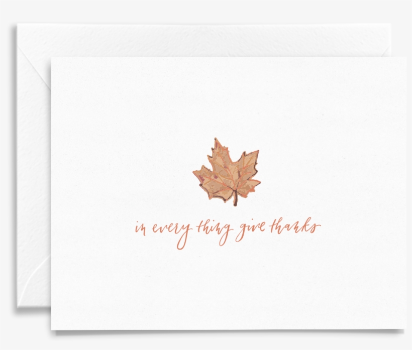 Give Thanks Card - Envelope, transparent png