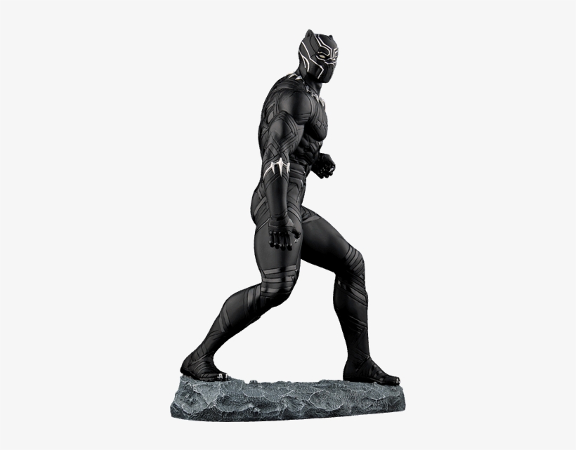 Marvel Captain America Civil War Black Scale - Black Panther 2018 Statue, transparent png