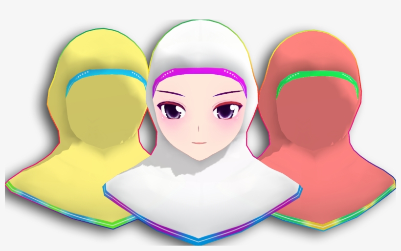 Hijab Download By Aceyoen-d6bh3vf - Mmd Hijab, transparent png