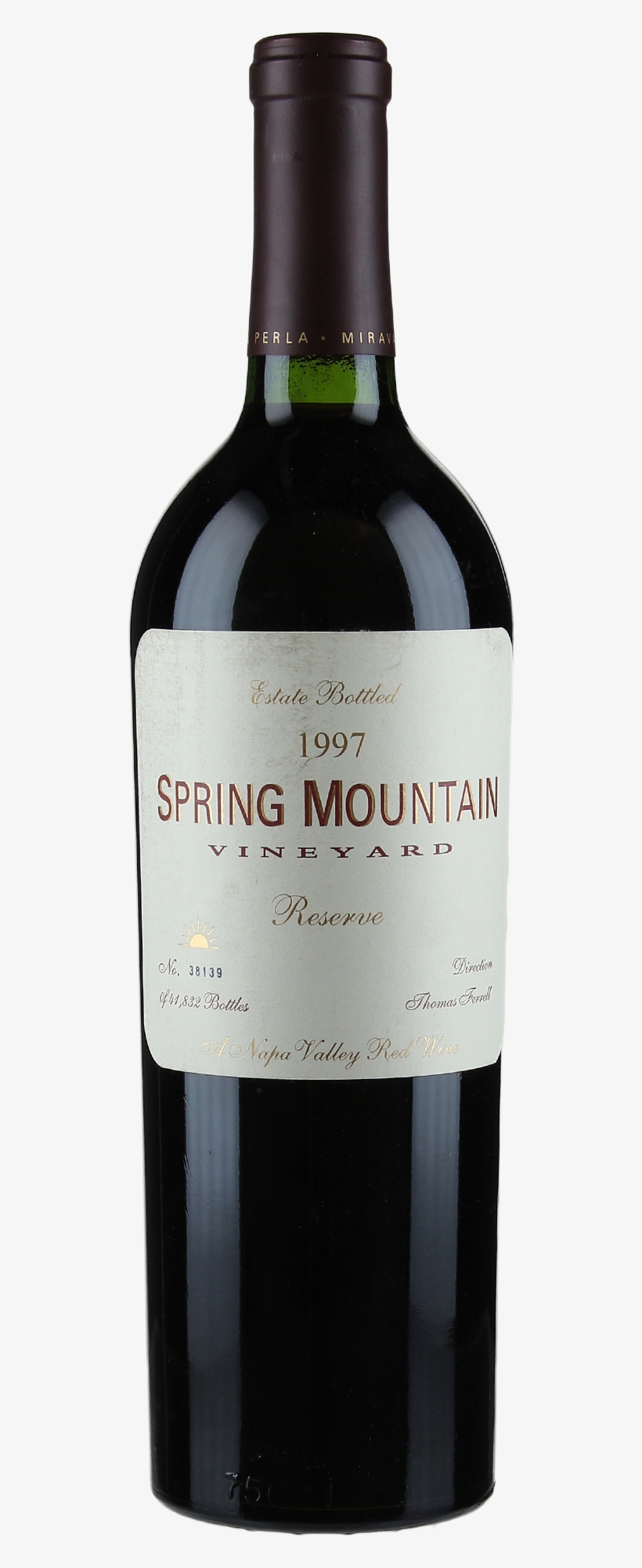 1997 Spring Mountain Estate Reserve - Casillero Del Diablo Merlot Reserva, transparent png