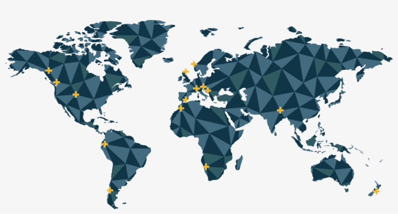Mountain Bike Tour Destinations - World Map, transparent png