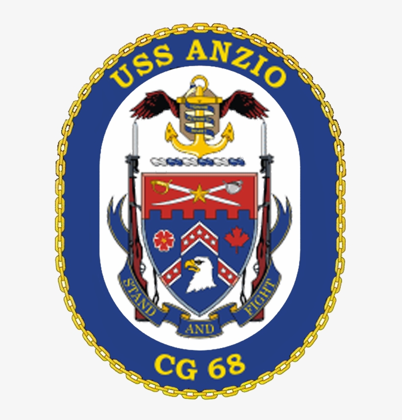 Uss Anzio - Uss Anzio Crest, transparent png