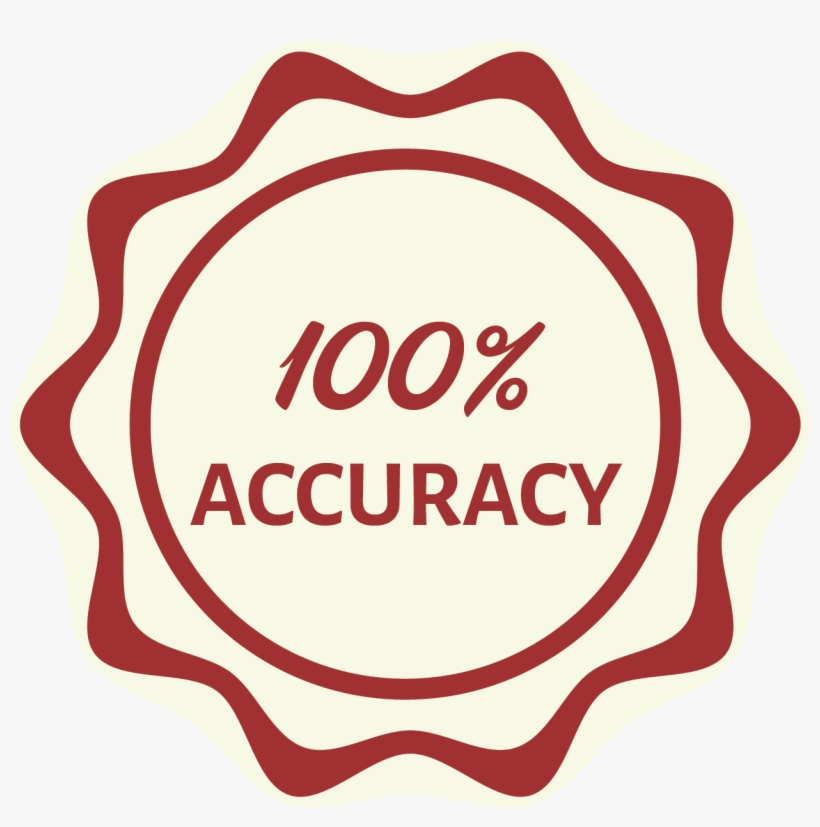 Our Guarantees 100 Accuracy 1250x1250 PNG Download PNGkit