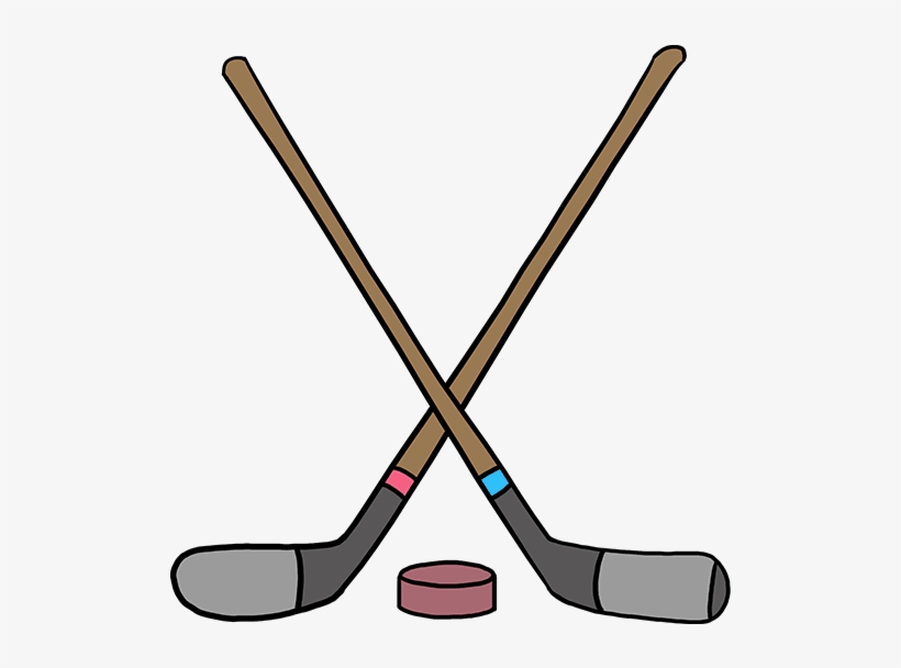 How To Draw Hockey Sticks - Hockey Stick, transparent png