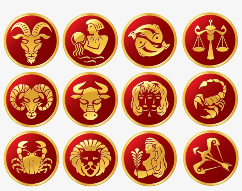 Free Png Download Zodiac Signs Set Clipart Png Photo - 12 Zodiac Signs Png, transparent png