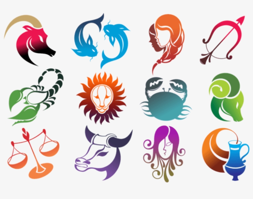 Free Png Colourful Zodiac Signs Set Large Png Images - Horoscope Png, transparent png
