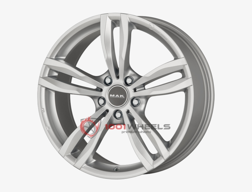Llantas Mak Luft Silver - Bmw Wheel Rims, transparent png
