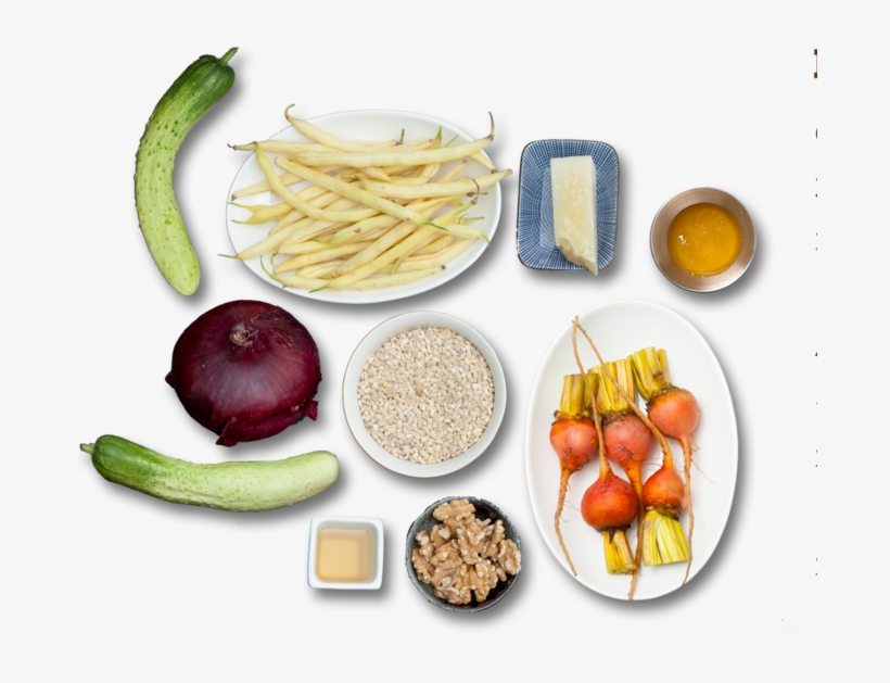 Barley-wax Bean Salad With Golden Beets & Heirloom - Natural Foods, transparent png