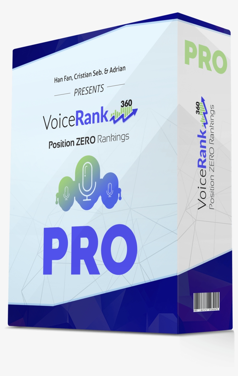 [top Seller] Voicerank360 Pro [oto1 Quarterly] By Han - Multimedia Software, transparent png