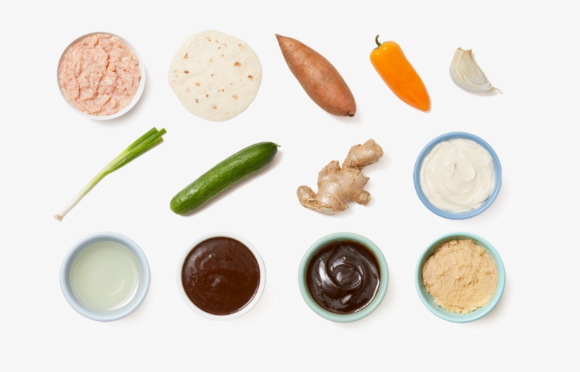 Hoisin Chicken Tacos With Marinated Cucumber & Miso-roasted - Seed, transparent png