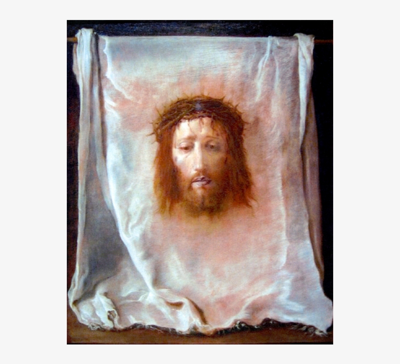Face Of Christ - Veil Of Veronica Painting, transparent png