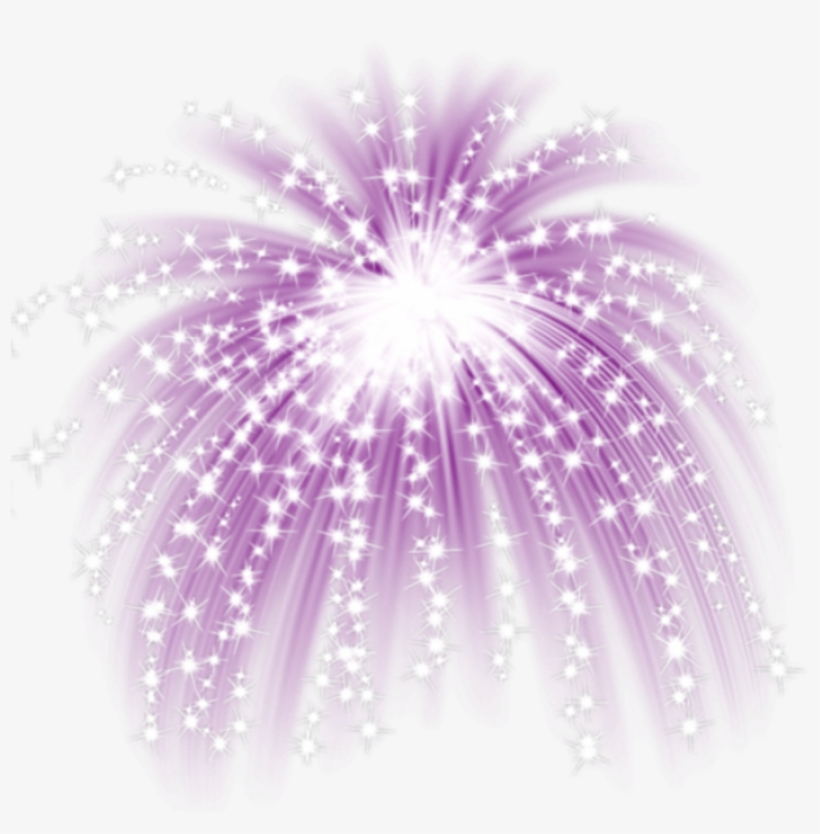 Sparkles Light Lights Party Christmas Newyear Purple - Fire Work Effect Png, transparent png