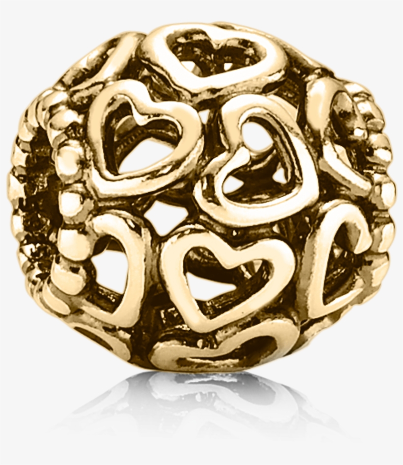 Open Works, Gold Hearts, transparent png