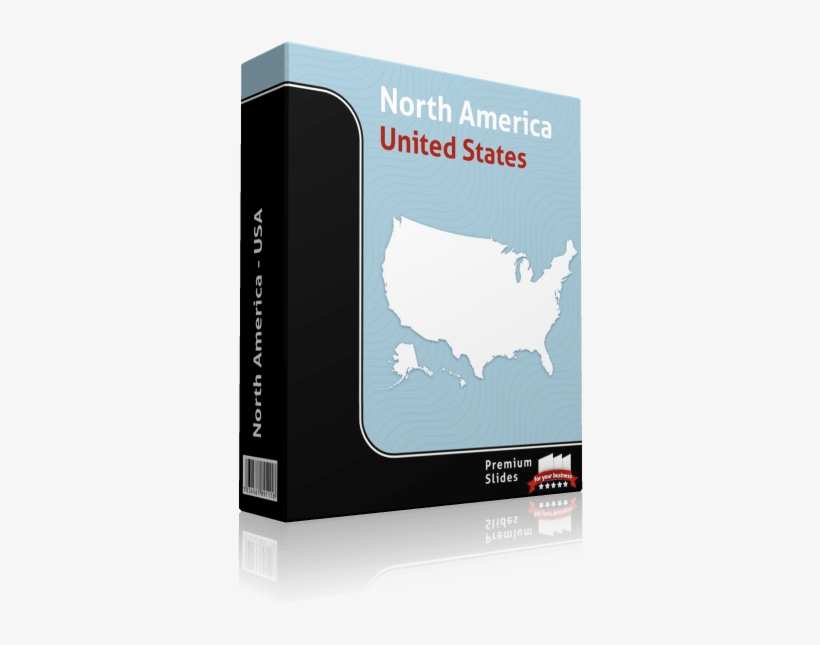 Powerpoint Map Usa - Book, transparent png