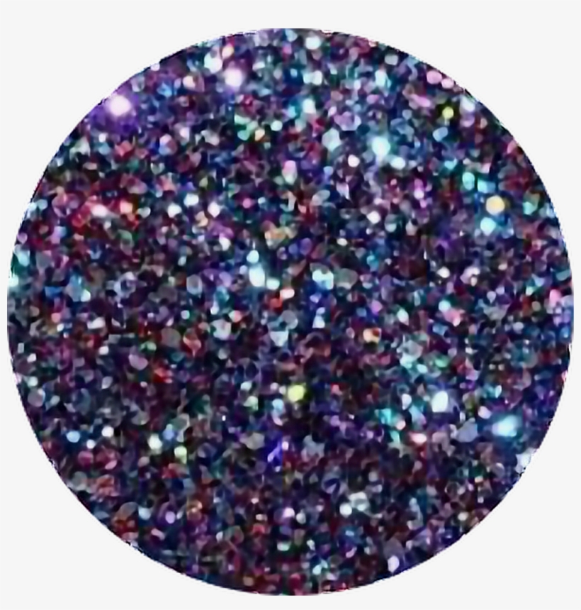 Glitter Circle Confetti Sparkles Holo Aesthetic Purple - Violet Voss Unicorn Glitter, transparent png