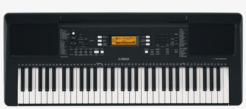 Teclado Yamaha Psr E363, transparent png
