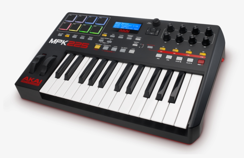 Akai Mpk 225 25 Note Keyboard Controller - Midi Mpk 225, transparent png