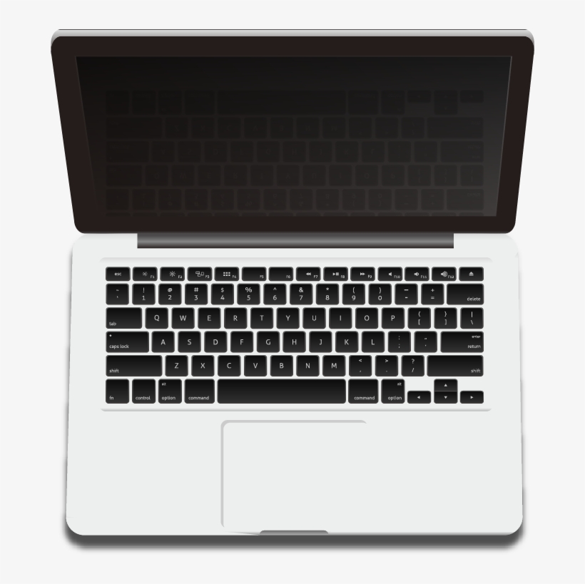 4 Apple Laptop Macbook Notebook Inch - English Keyboard Macbook Pro, transparent png