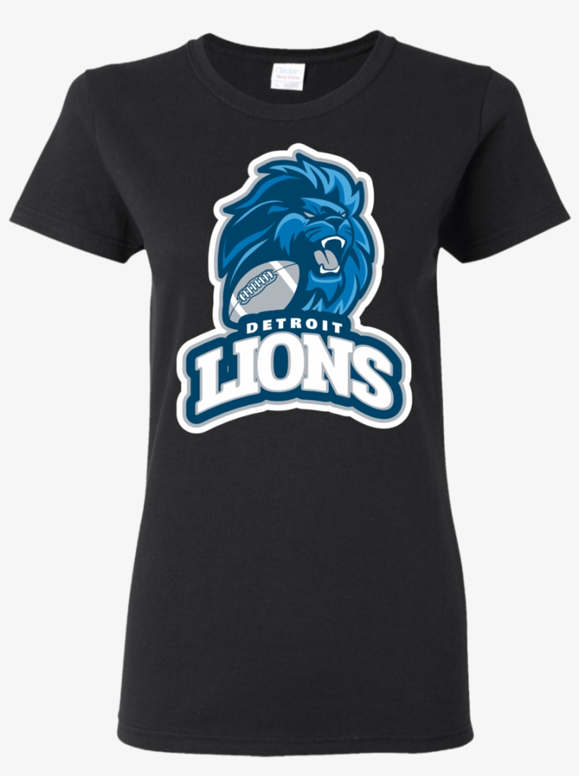 Women's Detroit Lions T-shirt - T-shirt, transparent png