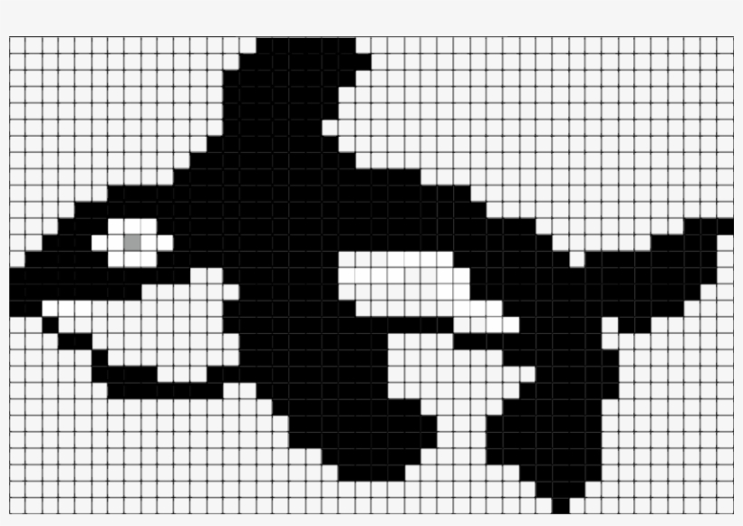 Killer Whale Pixel Art, transparent png