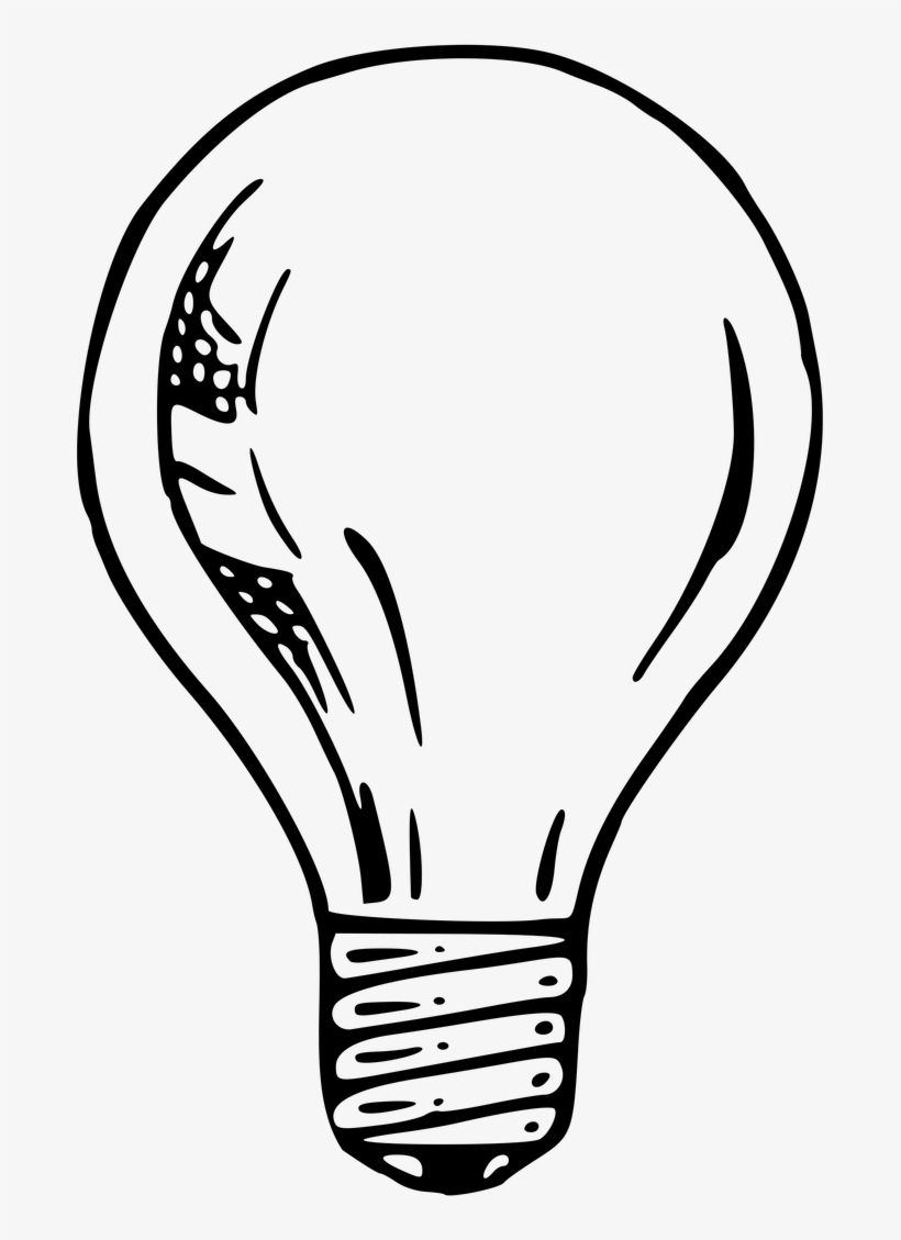 Christmas Light Bulb Clip Art Black And White