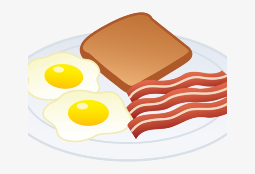 Bacon And Eggs Drawing, transparent png