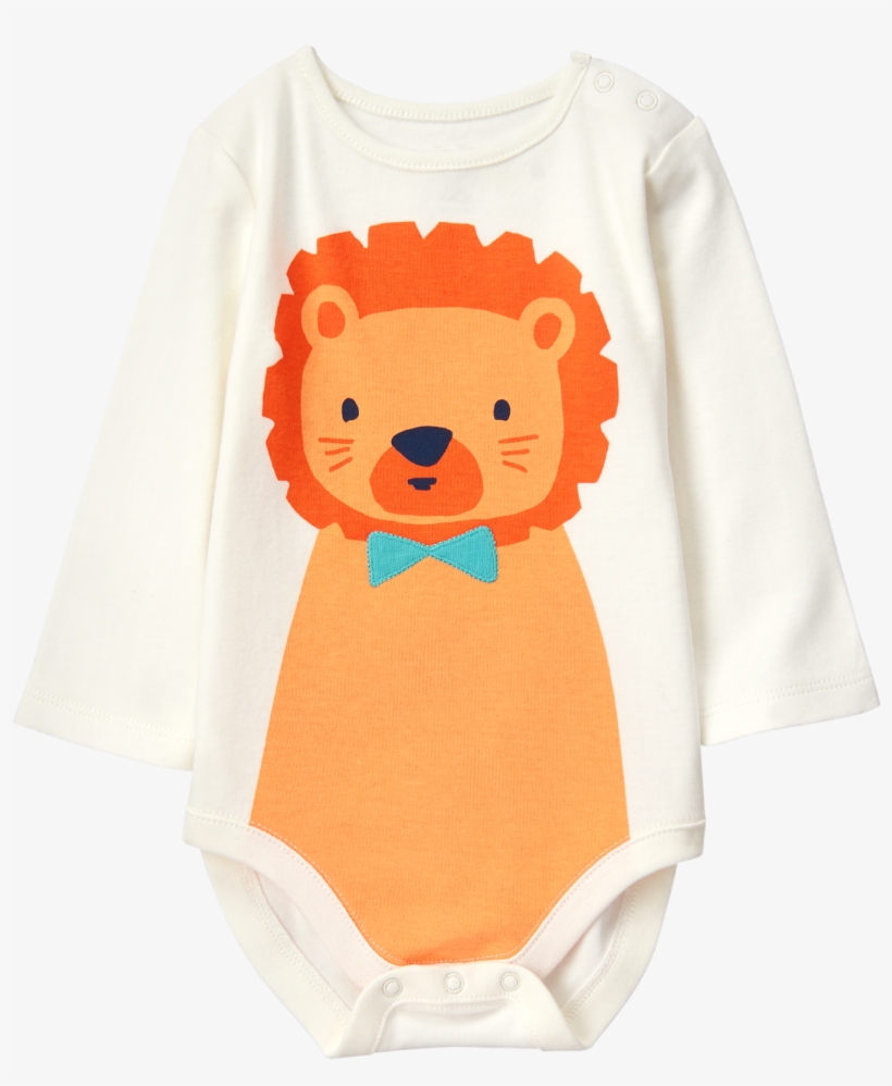 Baby Ivory Lion Bodysuit By Gymboree - Girl, transparent png