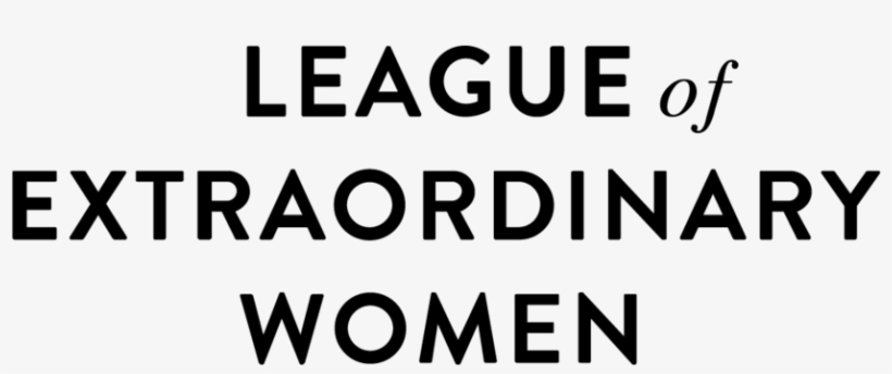 League Main Logo Black Rgb - League Of Extraordinary Women, transparent png