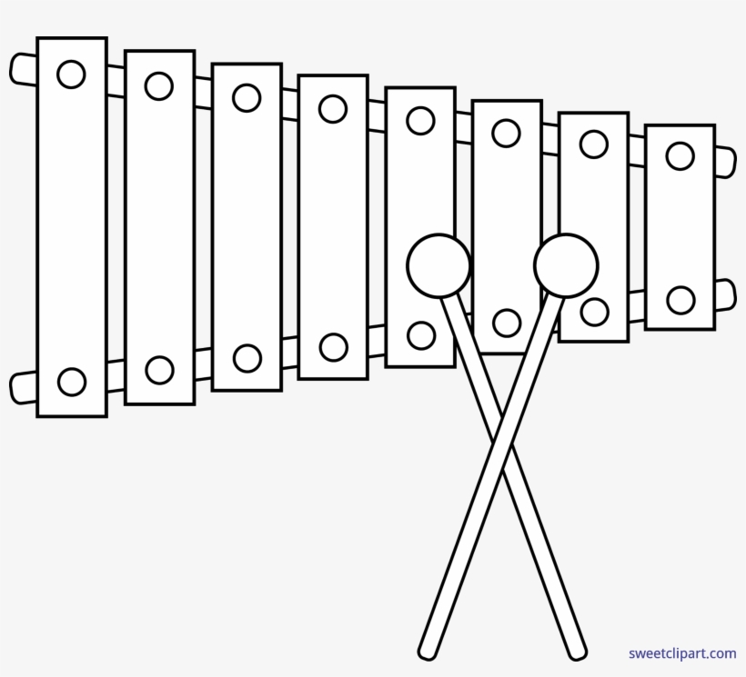 Xylophone Clipart Tree Glockenspiel Line 6129x5275 PNG Download