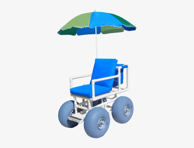 Beach Wheelchair With Large Tires - Beach Wheelchair Png, transparent png