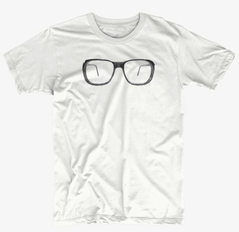 George Smiley Glasses T-shirt - Shirt, transparent png