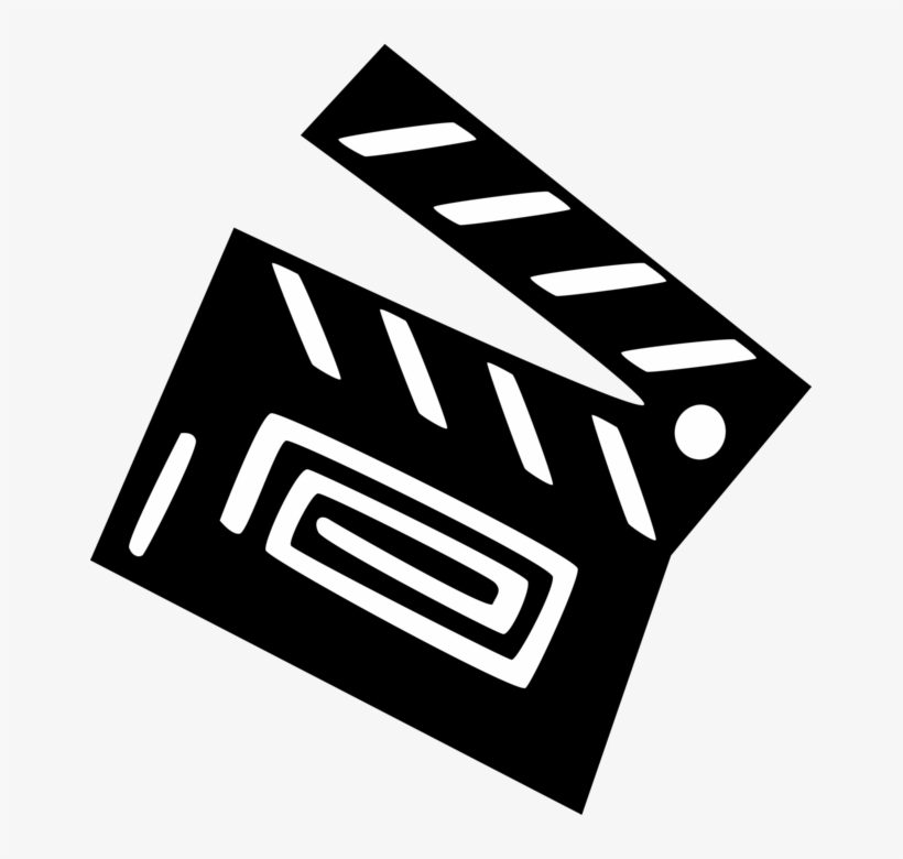 Vector Illustration Of Filmmaking And Video Production - Movies Clipart, transparent png