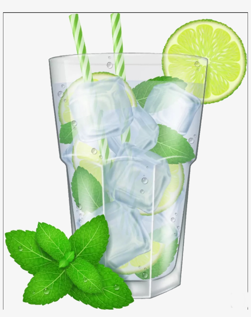 Mojito Clipart Gin And Tonic - Lemon Soda Images Png Hd, transparent png